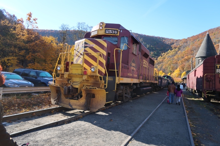 Bike train in Jim Thorpe